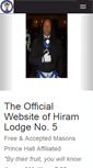 Mobile Screenshot of hiramlodge5.org